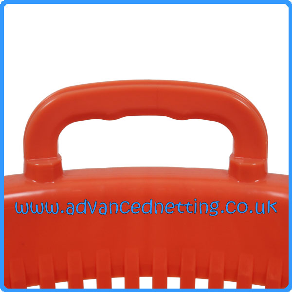 Orange Plastic 44ltr Fish Basket with Moulded Handles